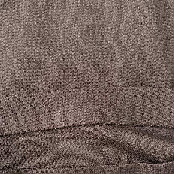 Vince Camuto Knee Length Skirt XS Brown Stretch Comfort Office Workwear Staple - Picture 3 of 6